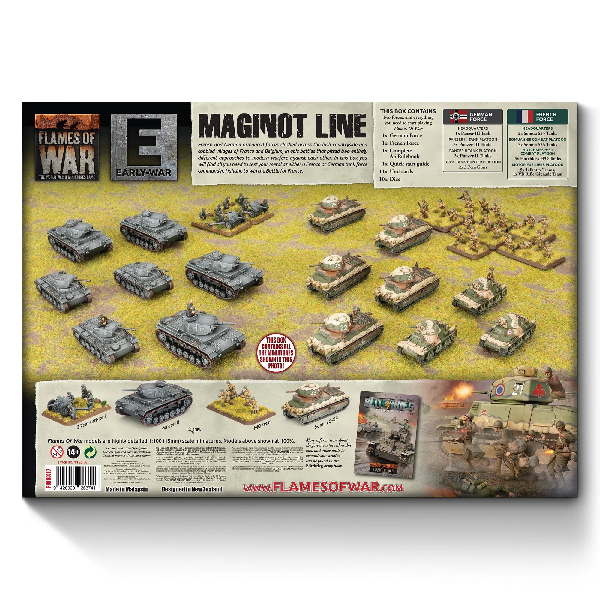 MAGINOT LINE GERMAN vs FRENCH STARTER SET - Image 2