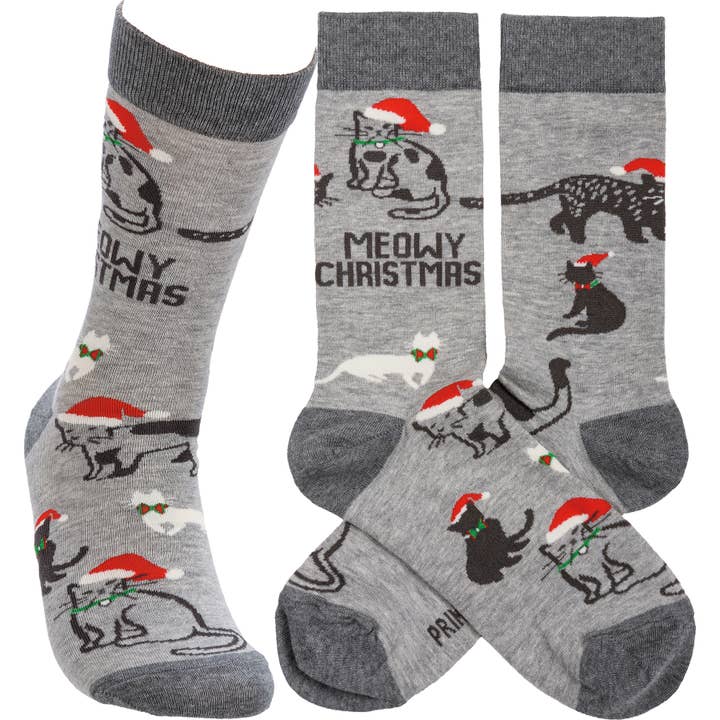 MEOWY CHRISTMAS SOCKS - Image 2
