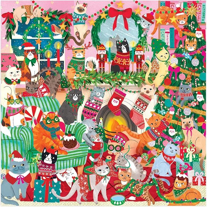 MERRY CATMAS 500 PC PUZZLE - Image 2