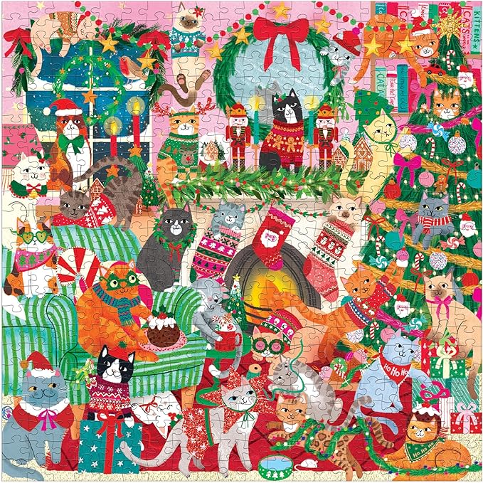 MERRY CATMAS 500 PC PUZZLE - Image 5