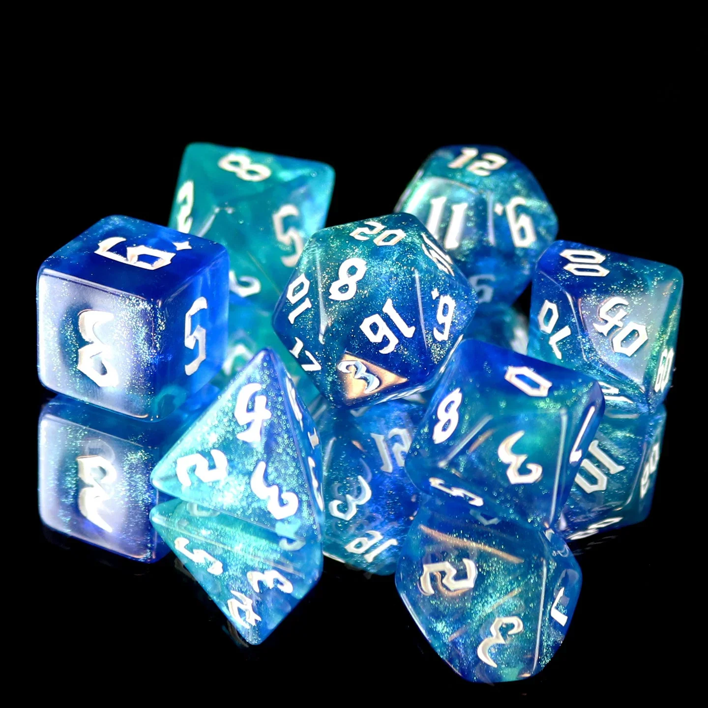 METEOR STORMS 7PC POLY DICE SET