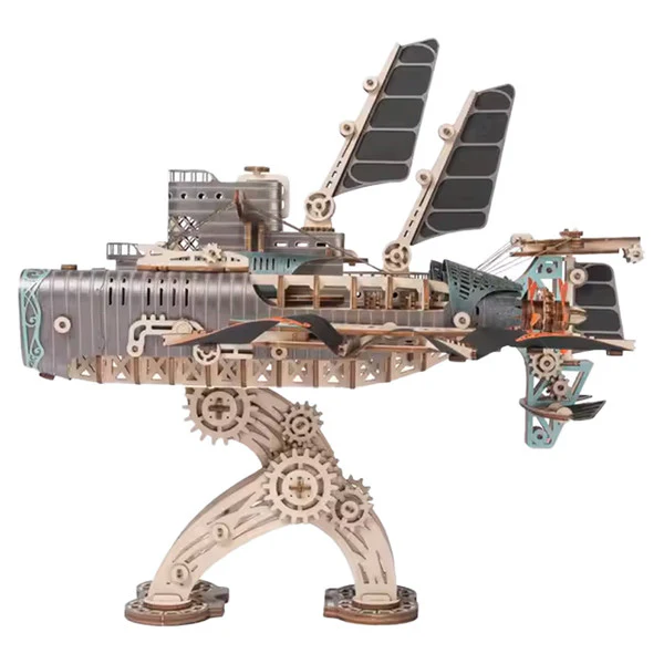 3-D MFANTASY AIRSHIP: 20,000 LEAGUES GREY