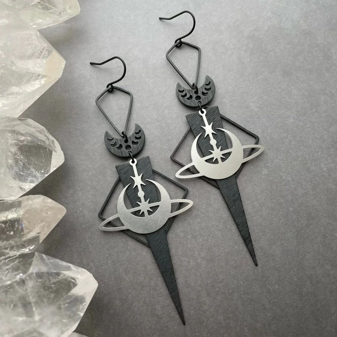 MODERN MOON EARRINGS
