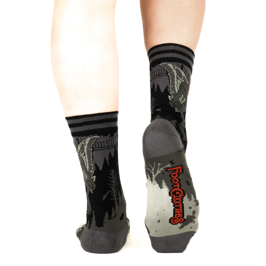 MOTHMAN CREW SOCKS BY FOOTCLOTHES - Image 3