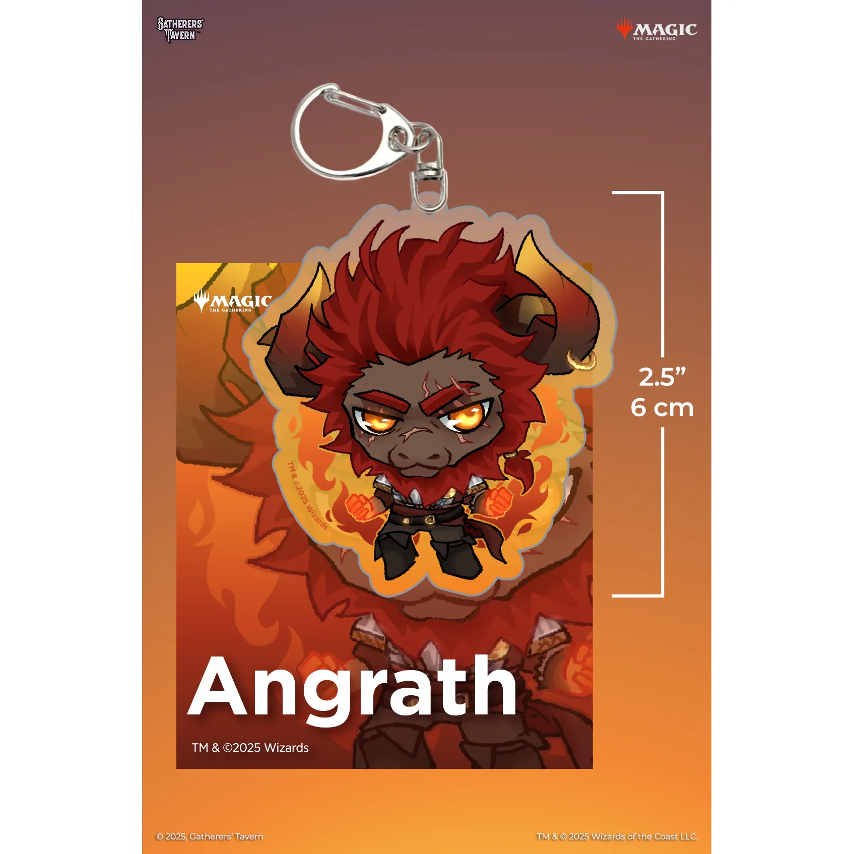 MTG PLANESWALKER ACRYLIC KEYCHAIN - Image 2