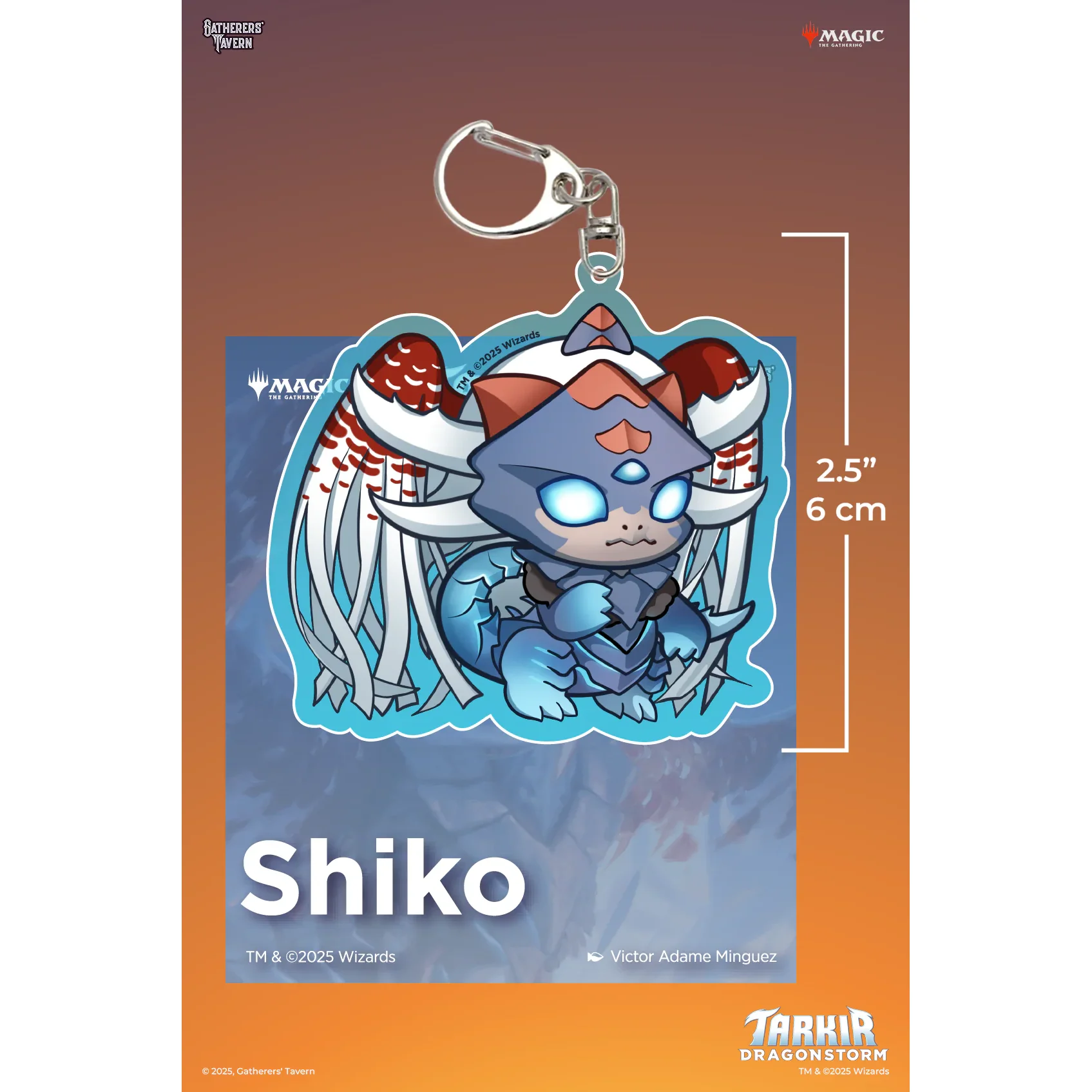MTG TARKIR DRAGONS ACRYLIC KEYCHAIN - Image 3