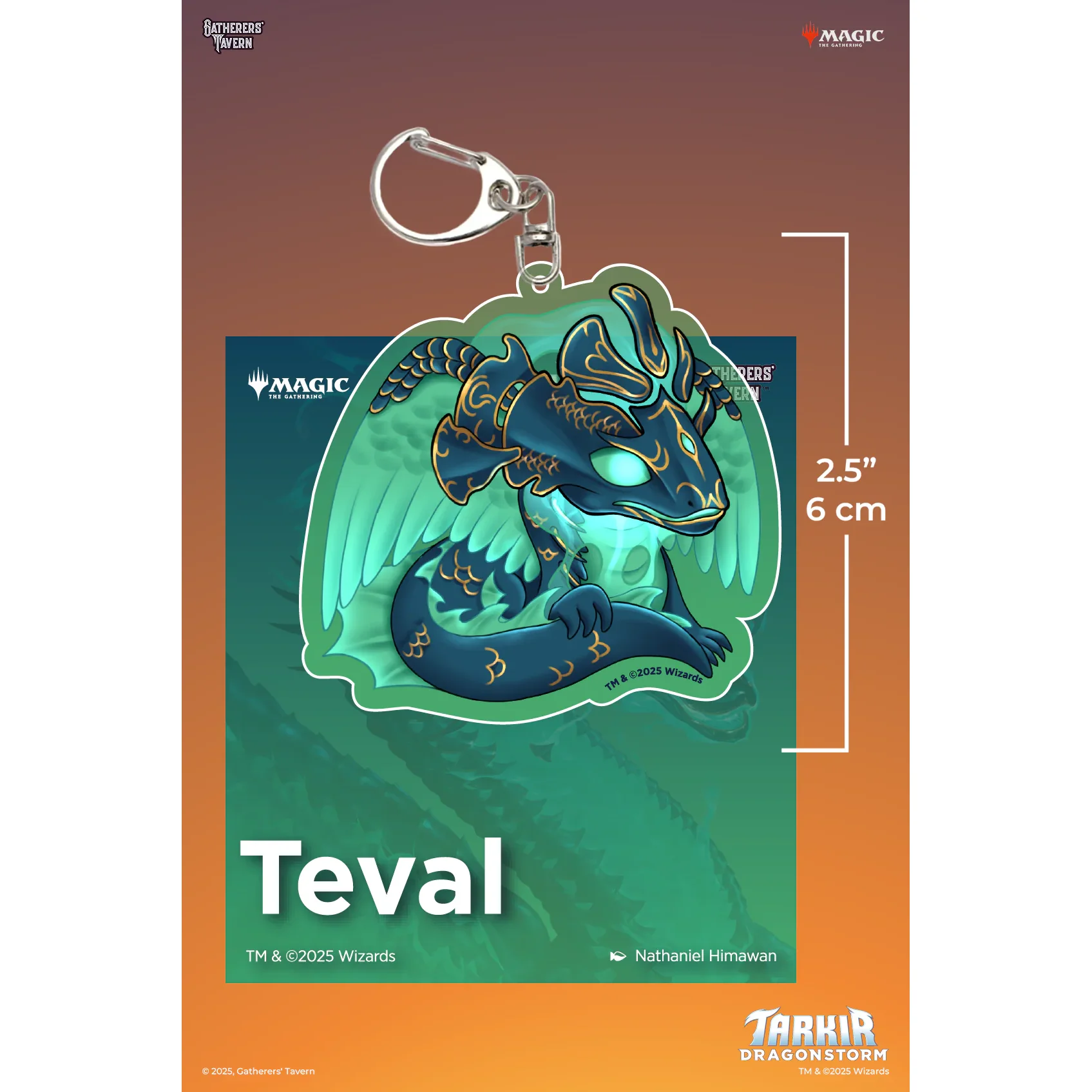 MTG TARKIR DRAGONS ACRYLIC KEYCHAIN - Image 4