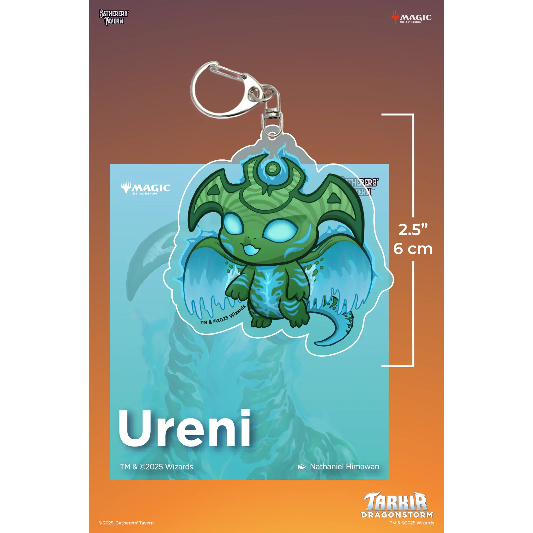 MTG TARKIR DRAGONS ACRYLIC KEYCHAIN - Image 5
