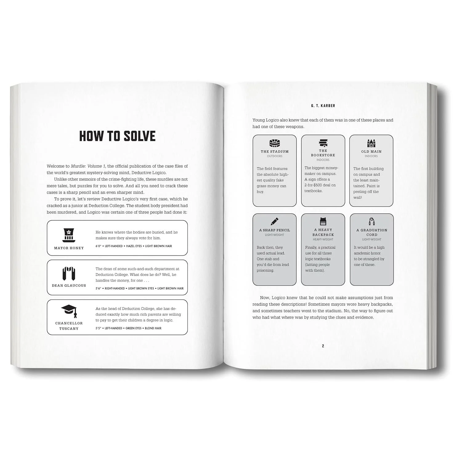 MURDLE- VOLUME 1: 100 ELEMENTARY TO IMPOSSIBLE MYSTERIES TO SOLVE USING LOGIC, SKILL,A ND THE POWER OF DEDUCTION - Image 2