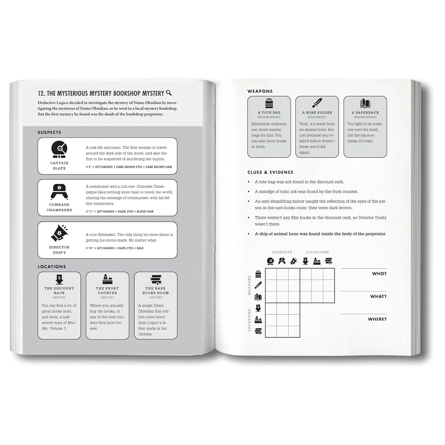 MURDLE- VOLUME 1: 100 ELEMENTARY TO IMPOSSIBLE MYSTERIES TO SOLVE USING LOGIC, SKILL,A ND THE POWER OF DEDUCTION - Image 3