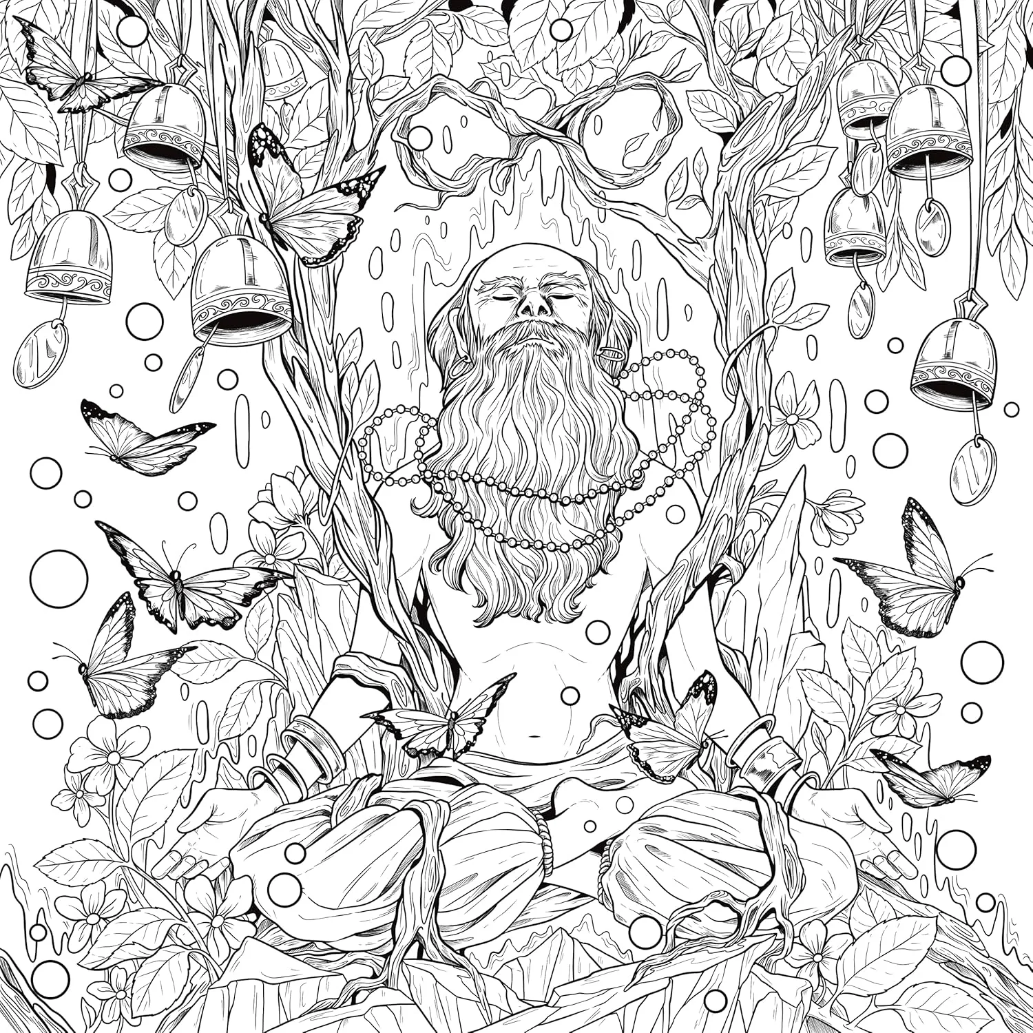 MYTHOGRAPHIC COSMIC SPIRIT COLORING BOOK - Image 4