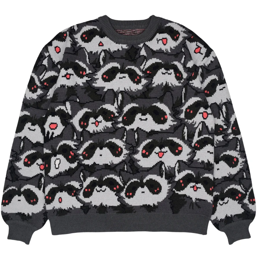 NICE RACC-OON SWEATER