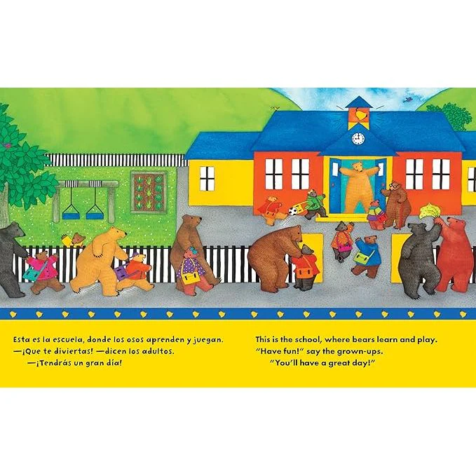 OSO EN LA ESCUELA / BEAR'S SCHOOL DAY (SPANISH AND ENGLISH EDITION) BY STELLA BLACKSTONE - Image 2
