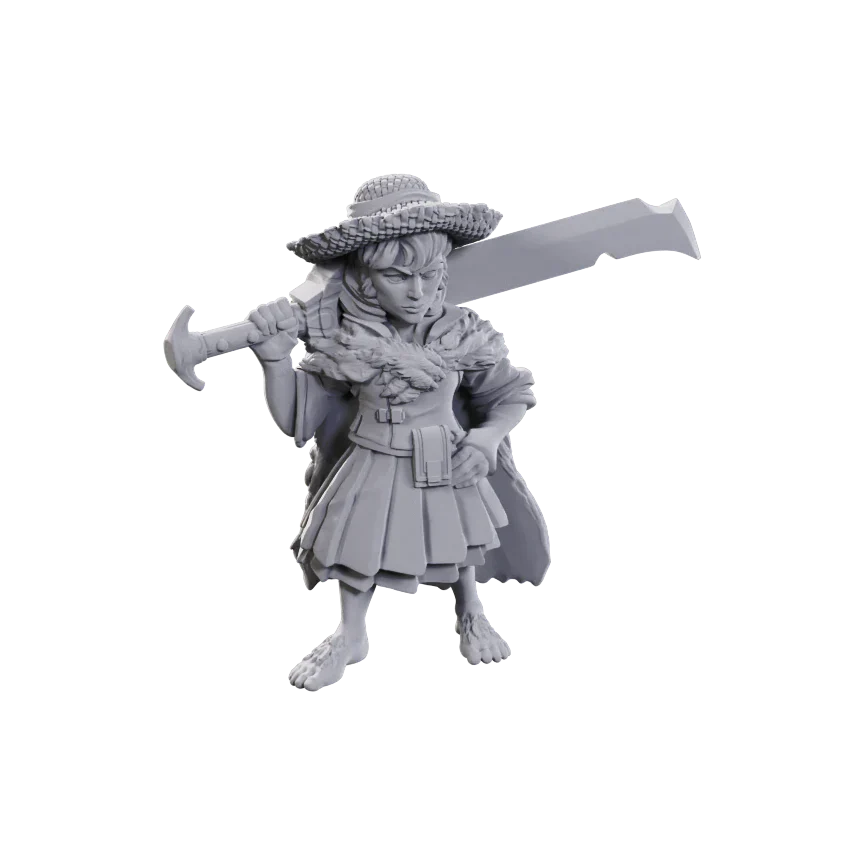 PATHFINDER DEEP CUTS FEMALE HALFLING MAGUS LOW-LEVEL