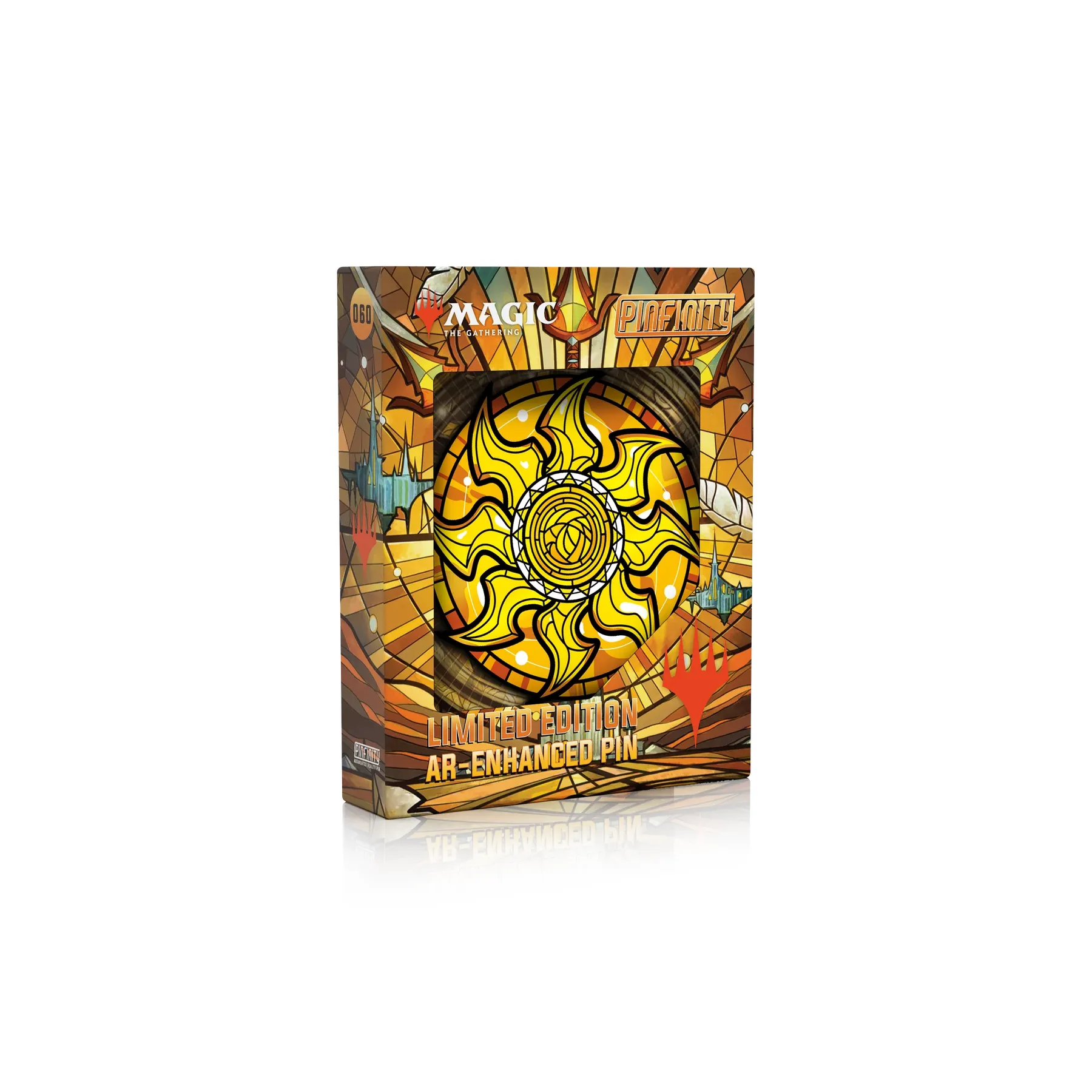 PINFINITY MAGIC: THE GATHERING STAINED GLASS PLAINS PIN