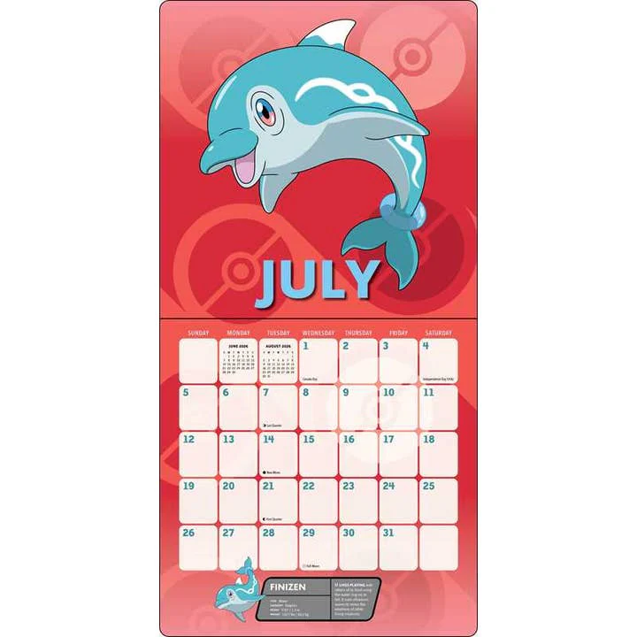 POKEMON 2026 WALL CALENDAR - Image 3