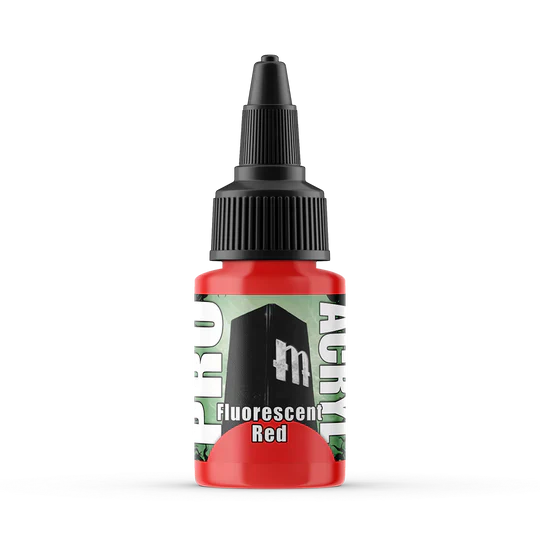PRO ACRYL FLUORESCENT RED
