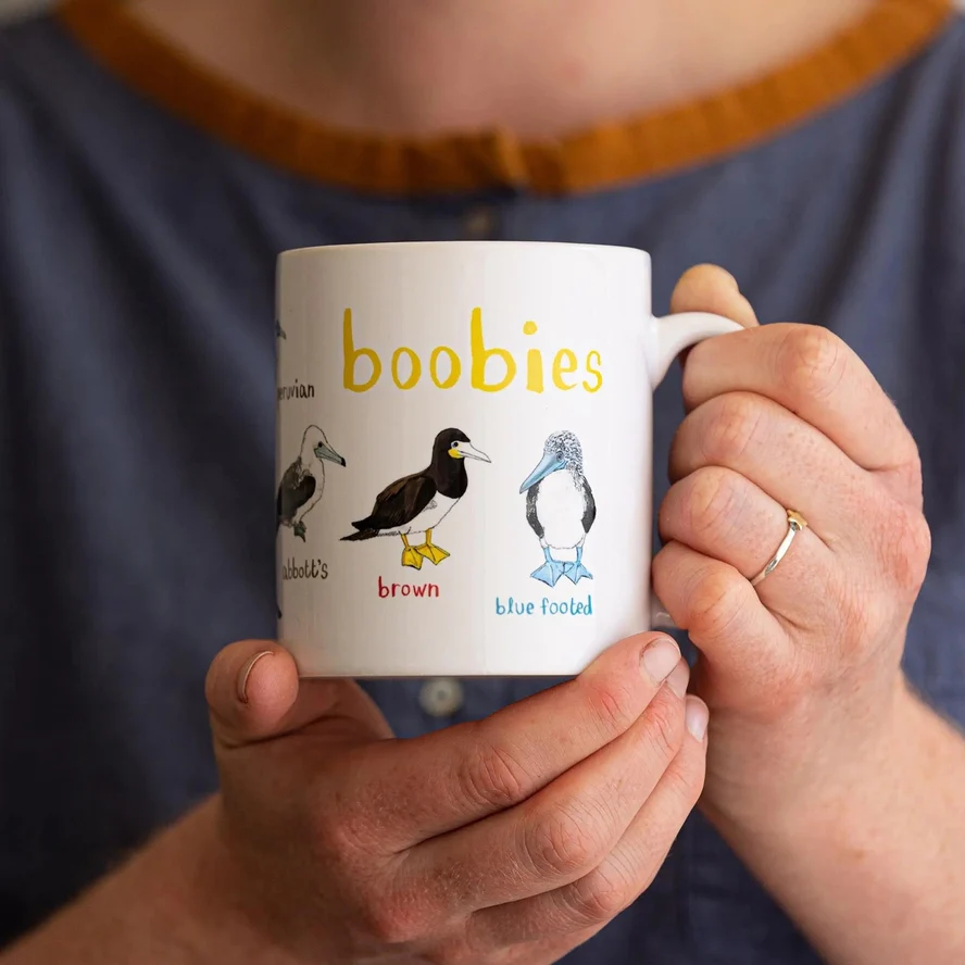 PUNNY BOOBIES BIRD NERD MUG - Image 2