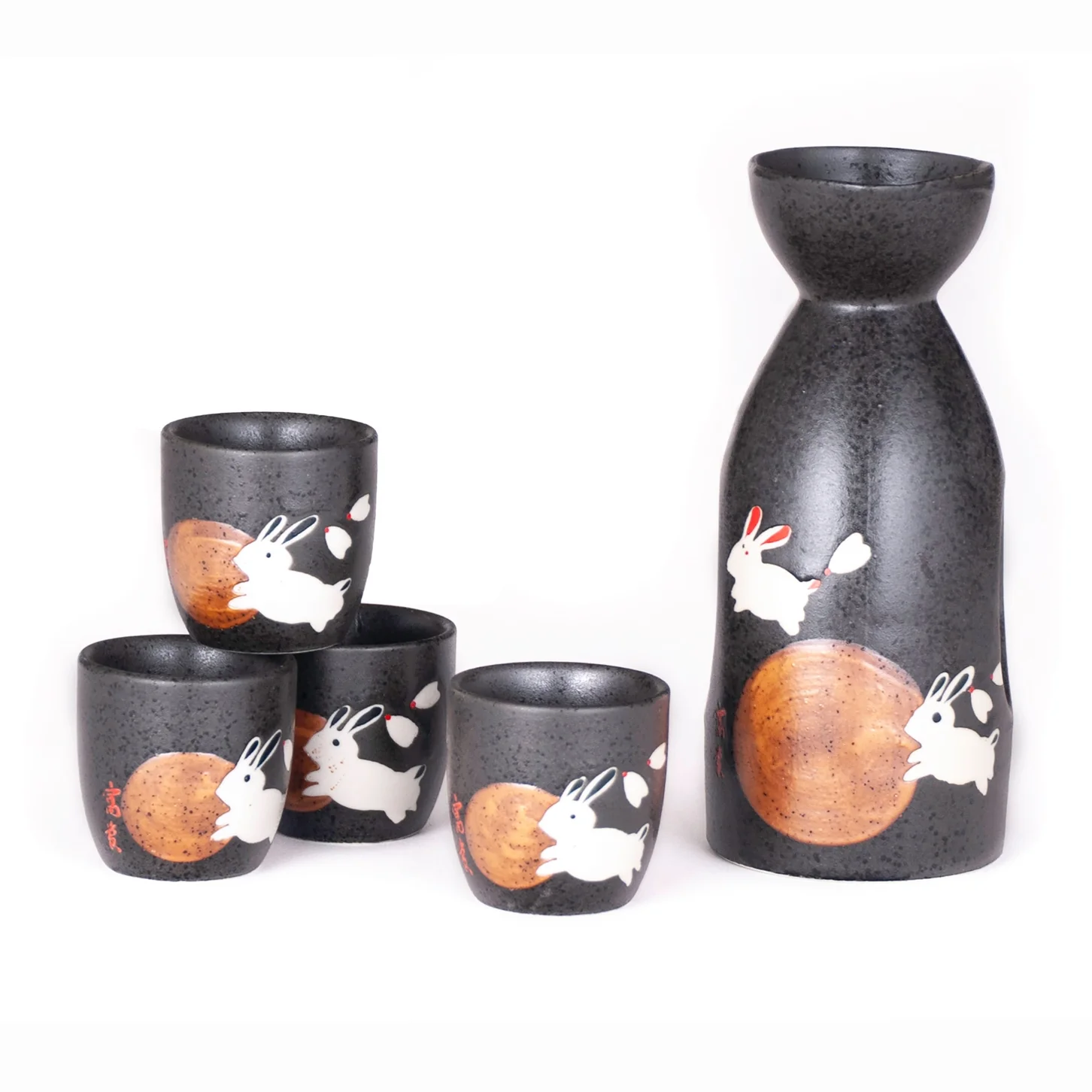 RABBITS IN THE MOONLIGHT SAKE SET - Image 2