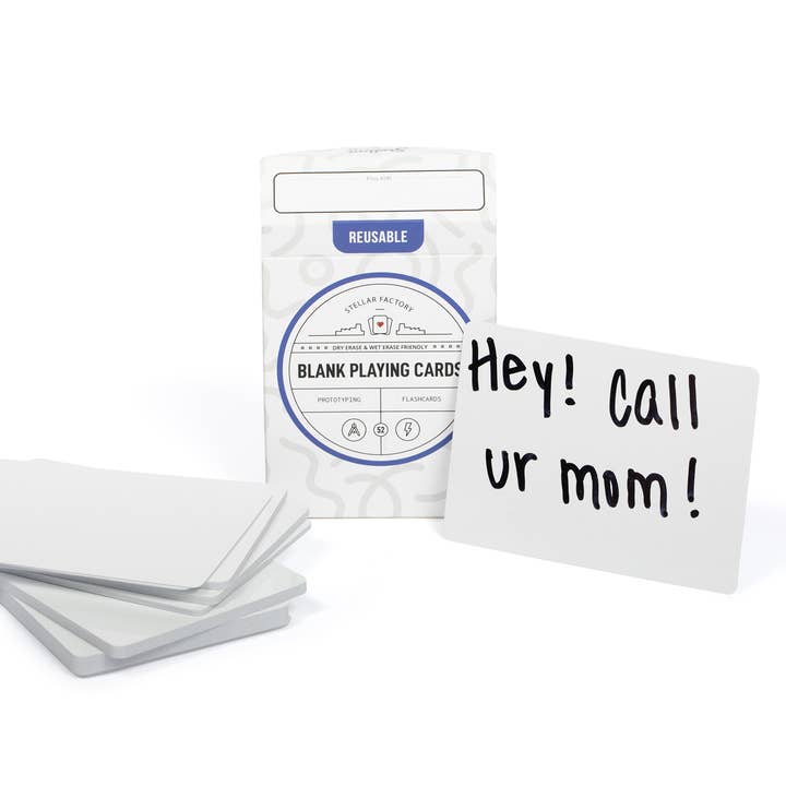 REUSABLE BLANK PLAYING CARDS - Image 2