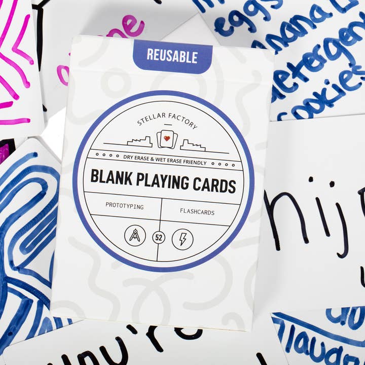 REUSABLE BLANK PLAYING CARDS - Image 3