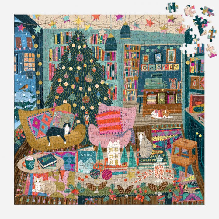 SEASON'S READINGS 500PC FOIL PUZZLE - Image 2