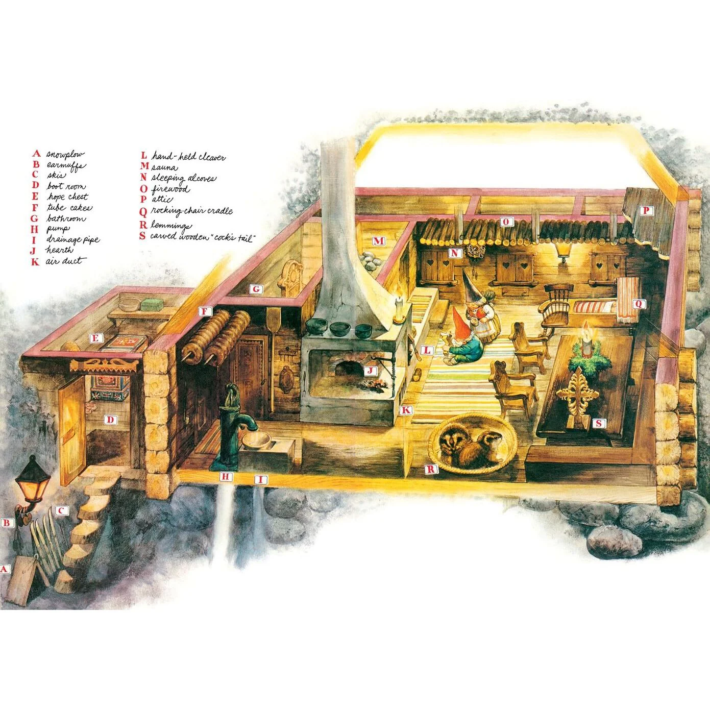 SECRETS OF THE GNOMES BY WIL HUYGEN AND ILLUSTRATED BY RIEN POORTVLIET - Image 3