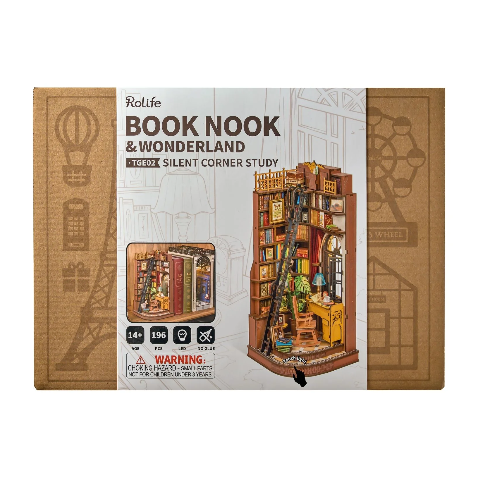 SILENT CORNER STUDY 3-D WOODEN MINIATURE KIT - Image 4
