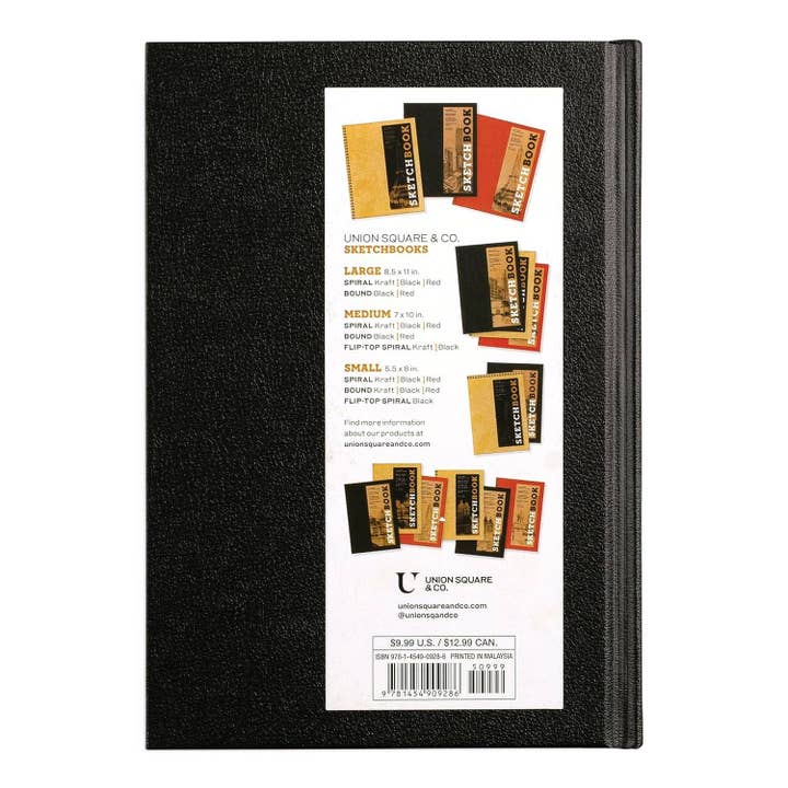 SMALL SKETCHBOOK 5.5 X 8" BOUND HARDCOVER - Image 2