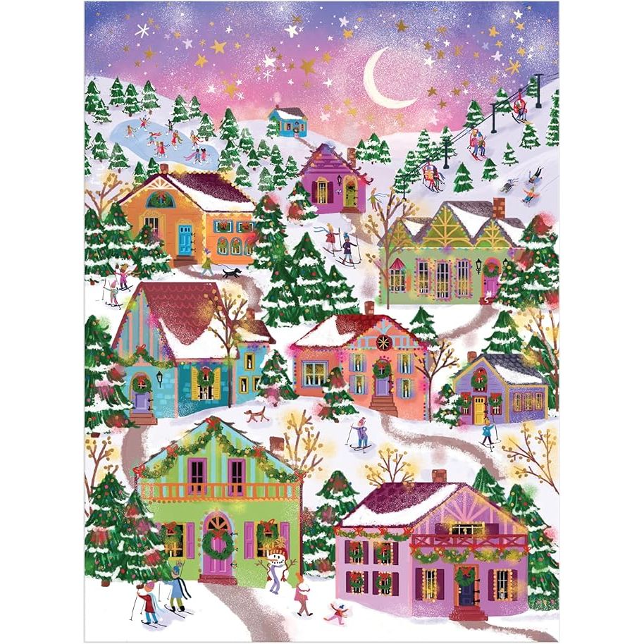 SNOWCAP VILLAGE 1000PC PUZZLE - Image 2