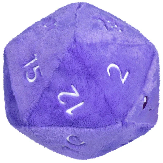 SQUISHABLE PURPLE D20 DICE - Image 2