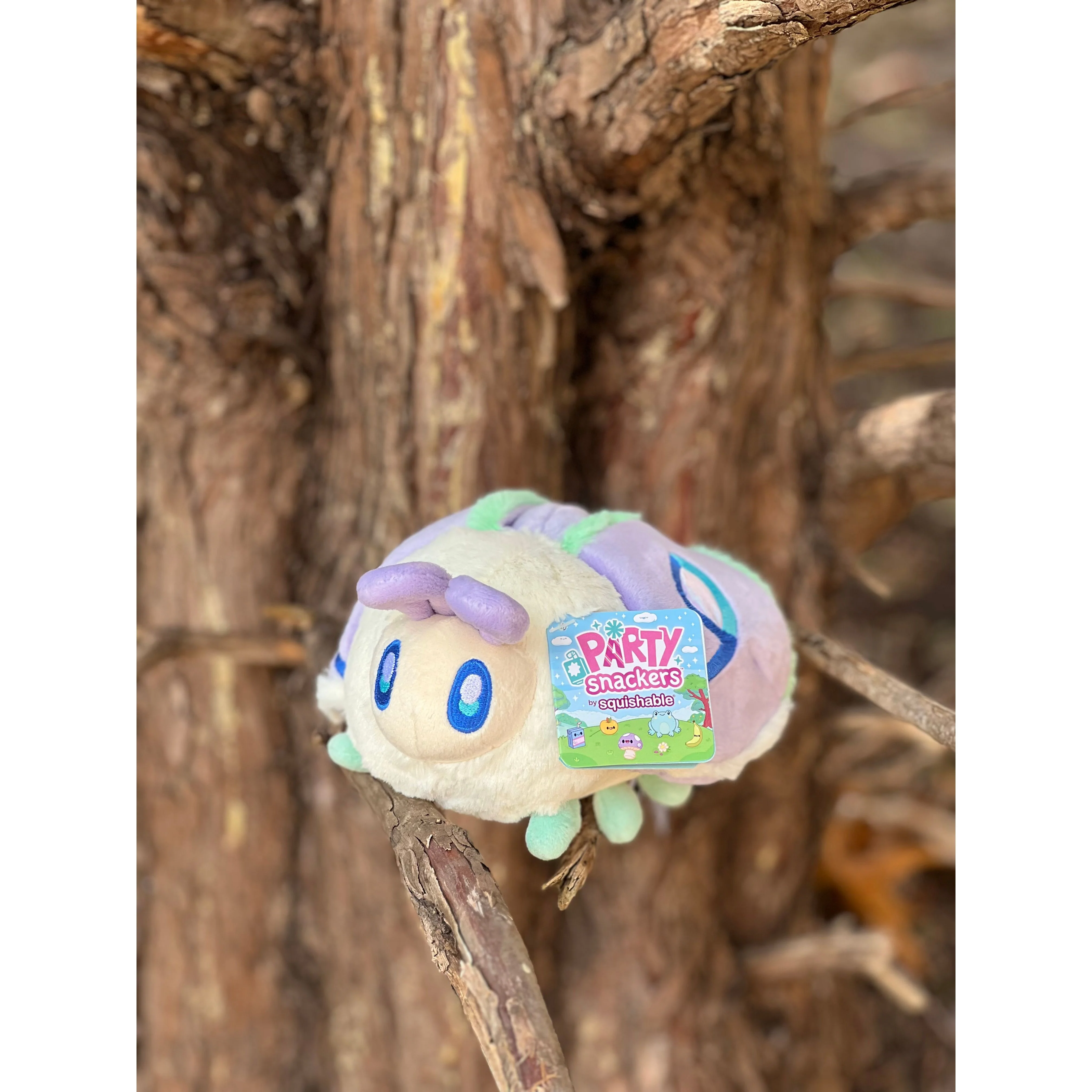 SQUISHABLE SNACKER LILAC LUNA MOTH - Image 2