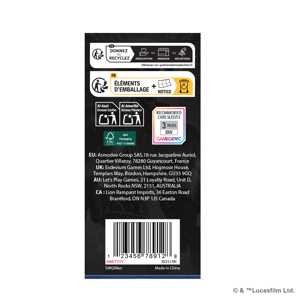 STAR WARS LEGION: SEPARATIST ALLIANCE CARD PACK - Image 2