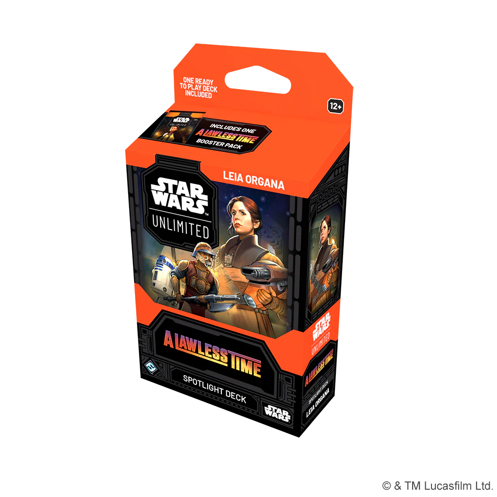 STAR WARS UNLIMITED: A LAWLESS TIME SPOTLIGHT DECK LEIA ORGANA