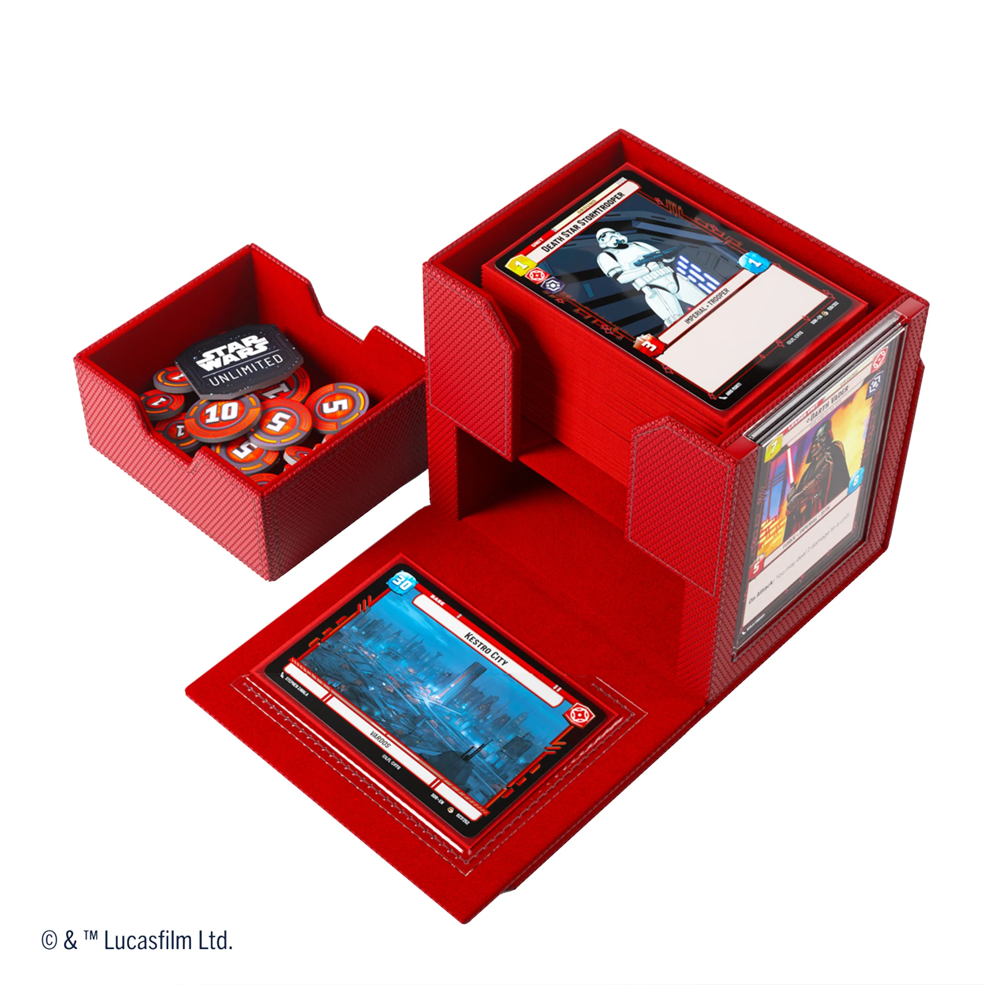 STAR WARS UNLIMITED DECK POD RED - Image 2