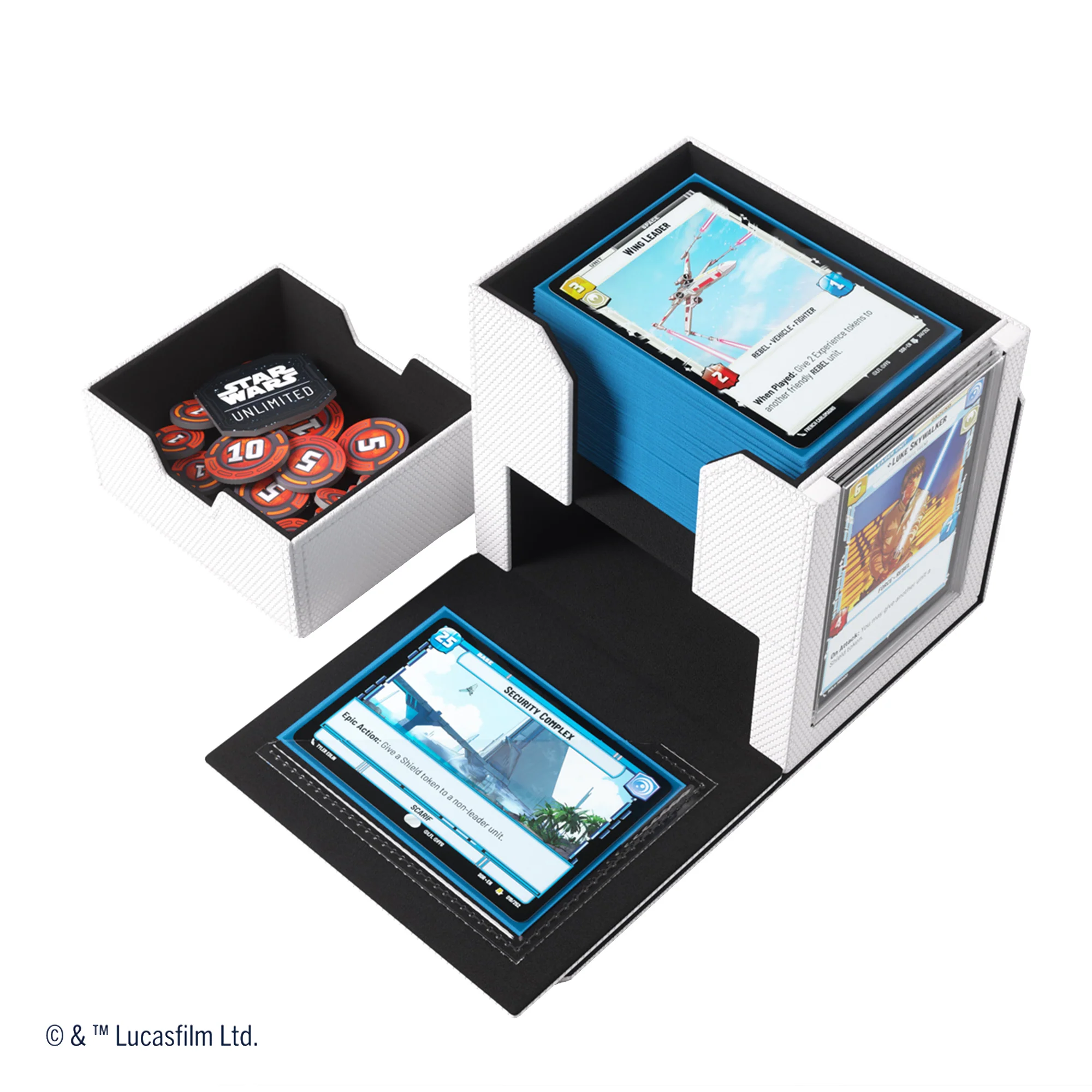STAR WARS UNLIMITED DECK POD WHITE/BLACK - Image 2