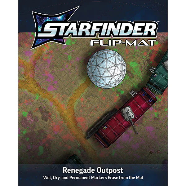 STARFINDER FLIP MAT RENEGADE OUTPOST