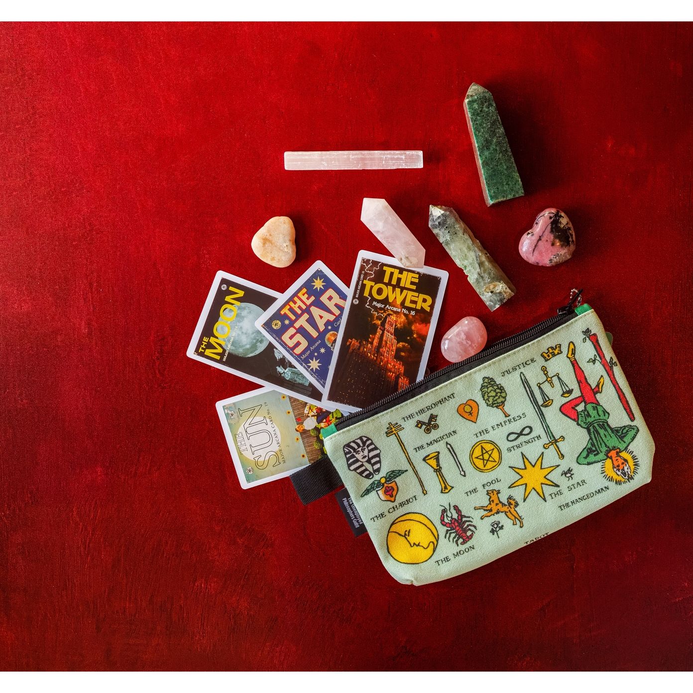 TAROT ART ZIPPER BAG POUCH - Image 3