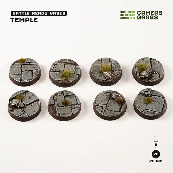 TEMPLE BASES 28MM ROUND - Image 2