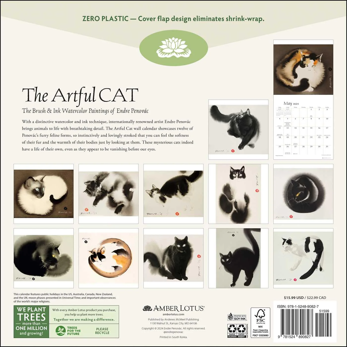 THE ARTFUL CAT CALENDAR 2025 - Image 2