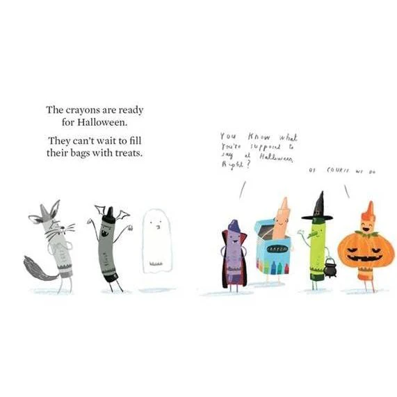 THE CRAYONE TRICK OR TREAT BY DREW DAYWALT AND OLIVER JEFFERS - Image 2