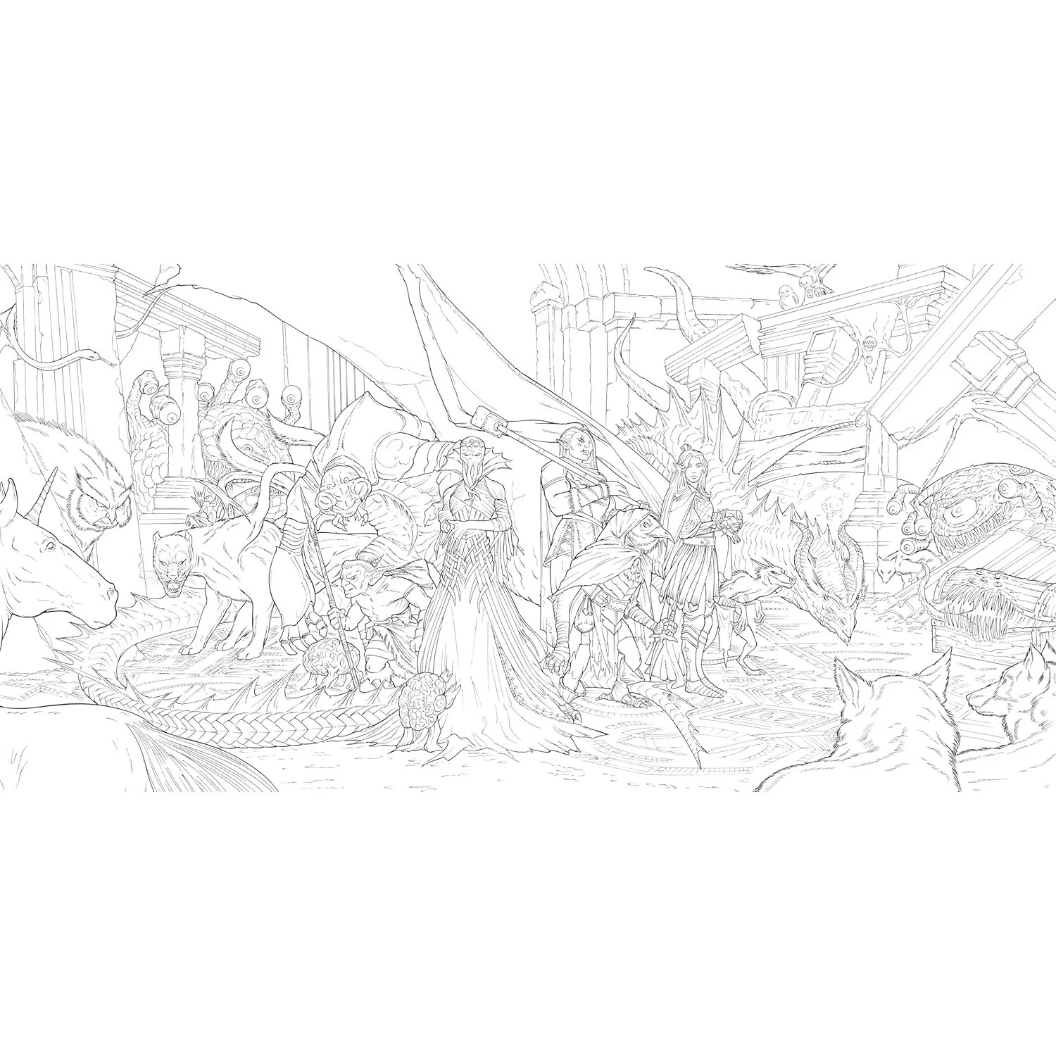 THE DUNGEONS & DRAGONS COLORING BOOK - Image 2