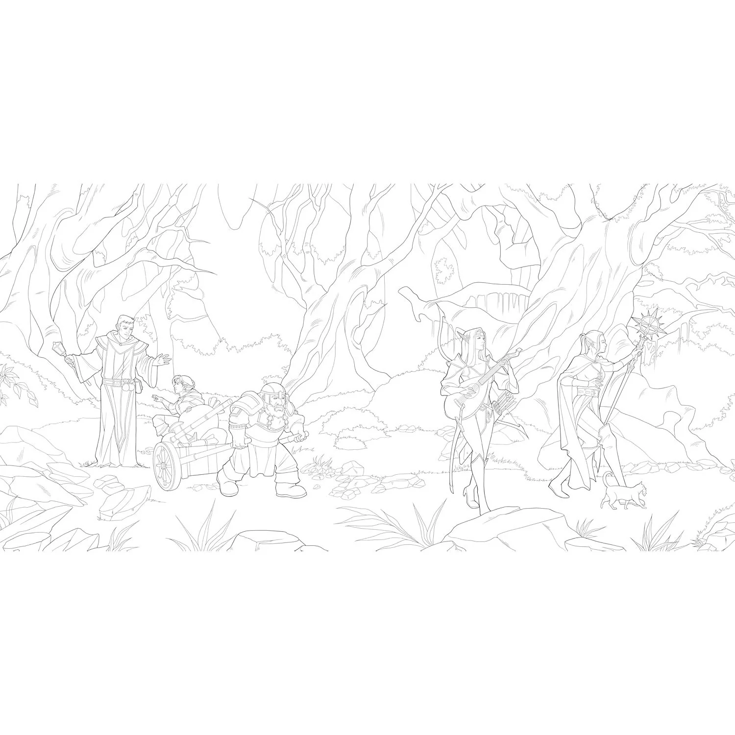 THE DUNGEONS & DRAGONS COLORING BOOK - Image 4