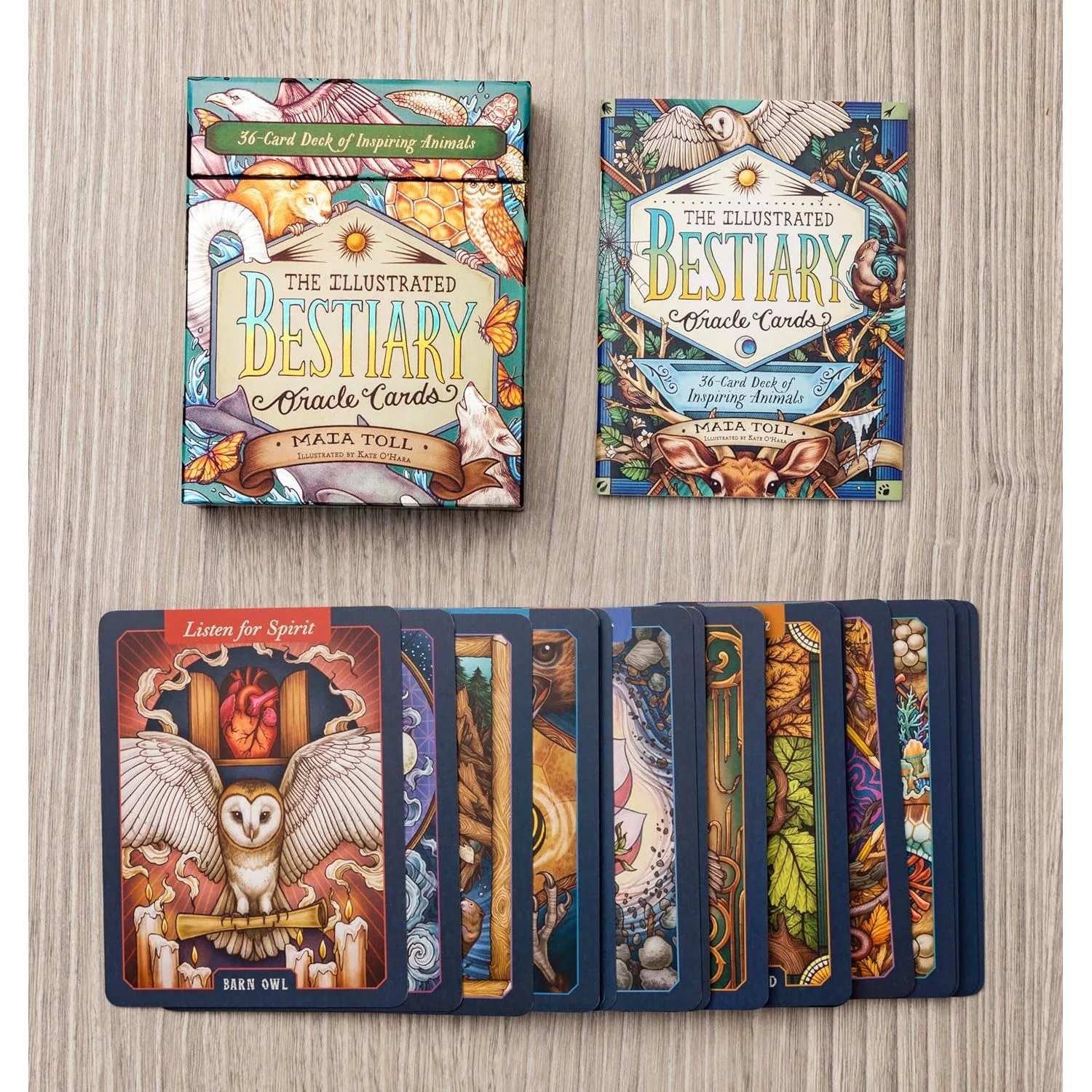 THE ILLUSTRATED BESTIARY ORACLE CARDS BY MAIA TOLL - Image 2