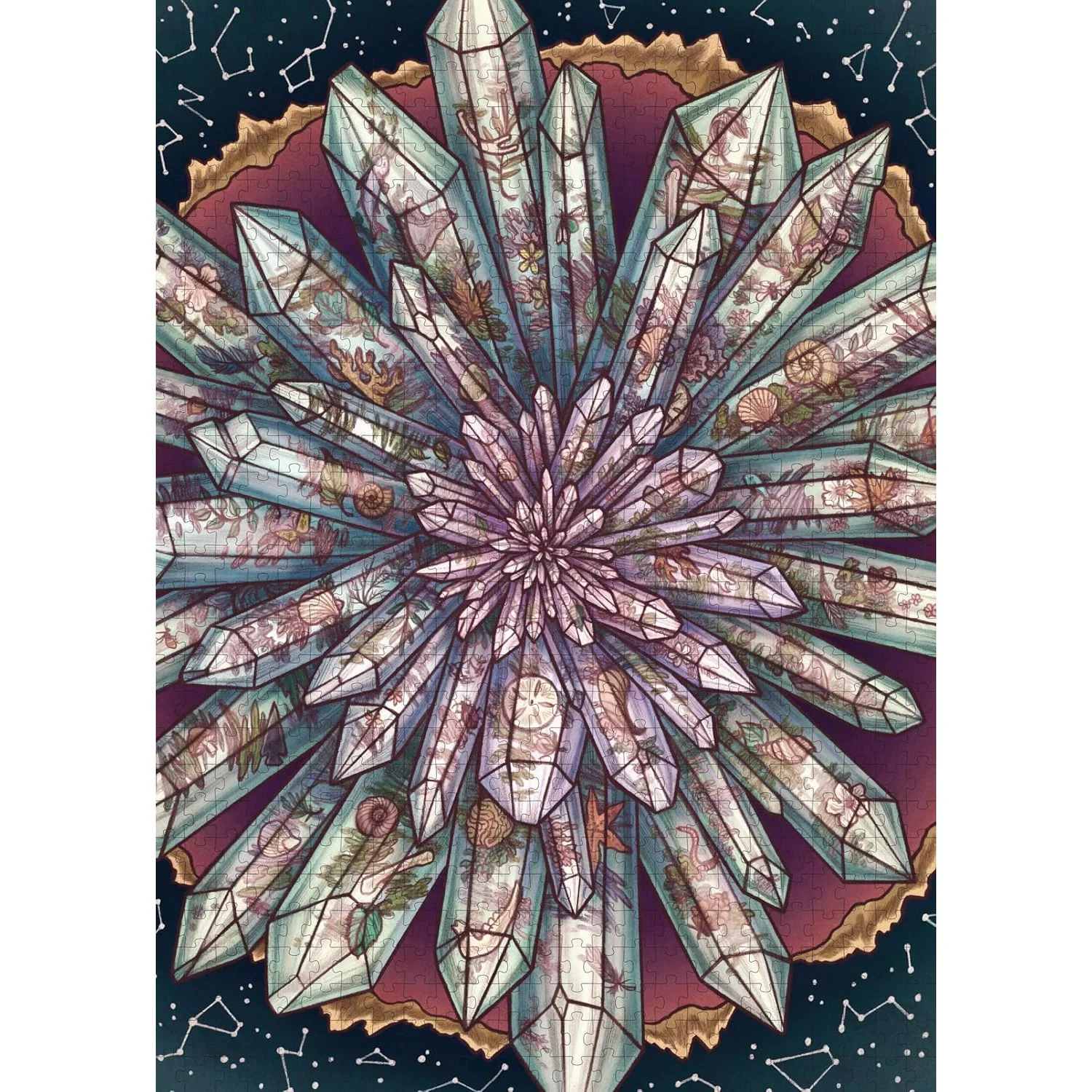 THE ILLUSTRATED CRYSTALLARY 750PC PUZZLE - Image 2
