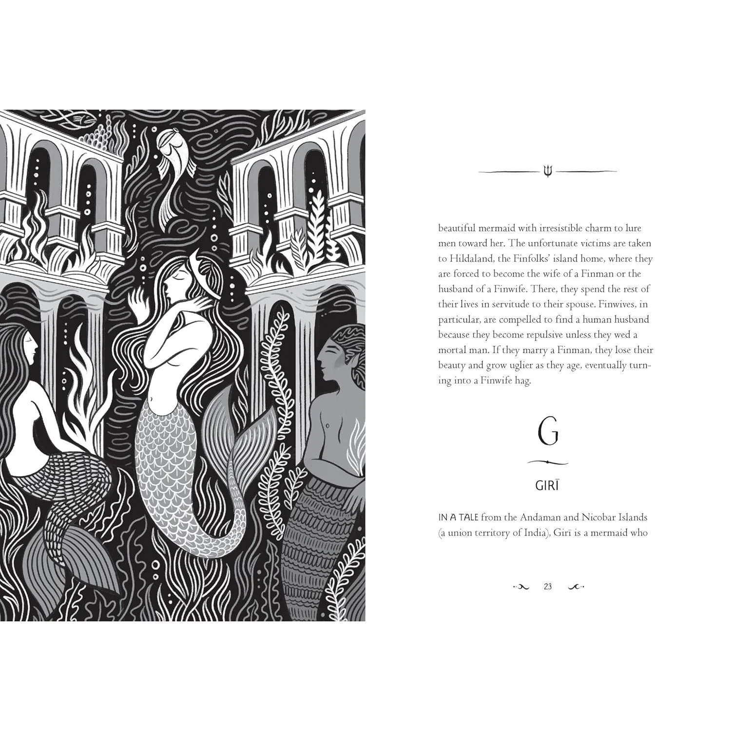 THE LITTLE ENCYCLOPEDIA OF MERMAIDS: AND A-TO-Z GUIDE TO MYSTICAL SEA CREATURES BY MELISSA MAXWELL - Image 4