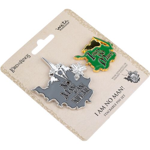 THE LORD OF THE RINGS I AM NO MAN WETA WORKSHOP STACKABLE PIN SET - Image 3