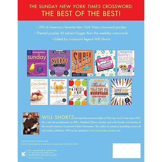 THE NEW YORK TIMES SUNDAY CROSSWORD OMNIBUS VOLUME 12: 200 WORLD-FAMOUS SUNDAY PUZZLES FROM THE PAGES OF THE NEW YORK TIMES - Image 2