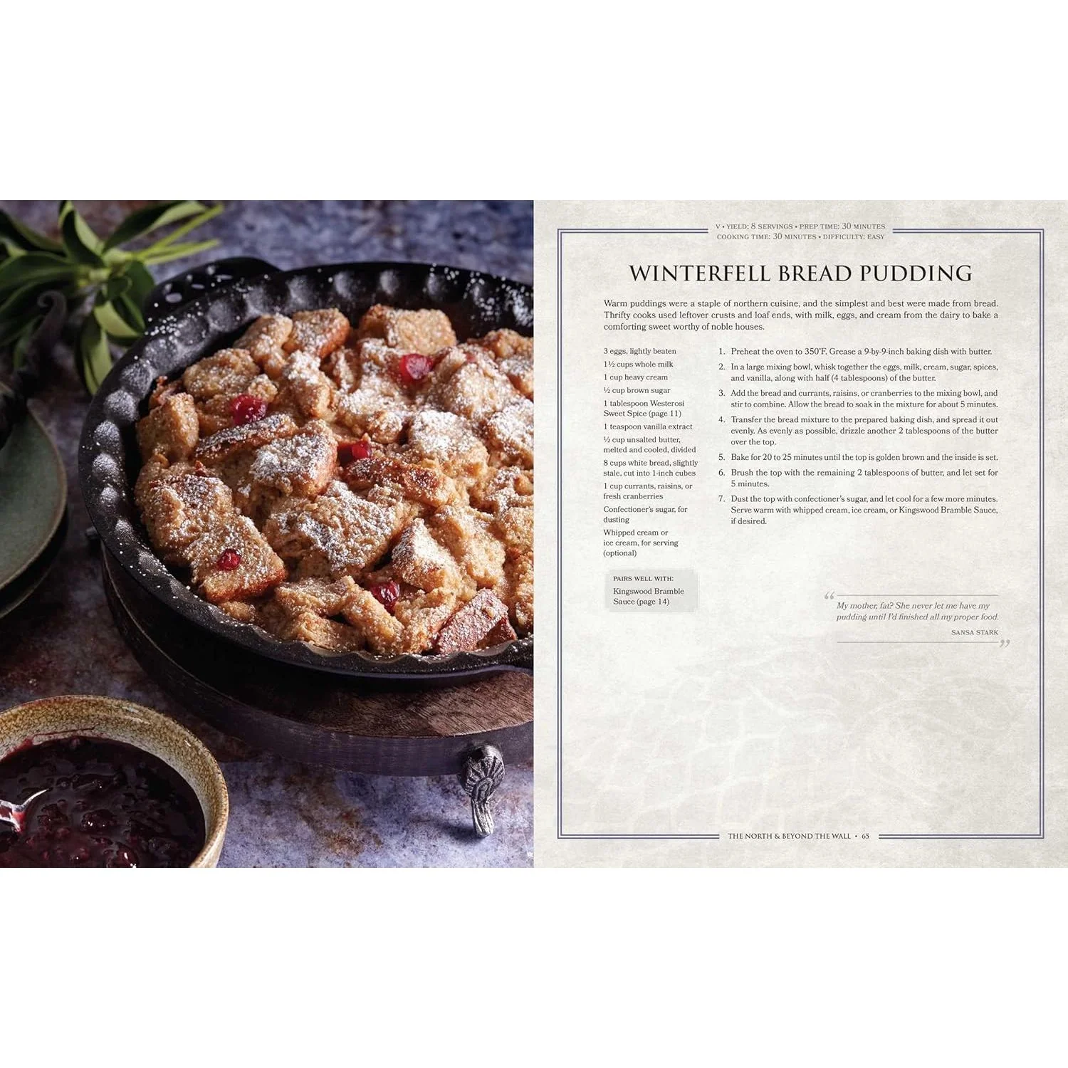 THE OFFICIAL WESTEROS COOKBOOK: RECIPES FROM GAMES OF THRONES AND HOUSE OF THE DRAGON - Image 4