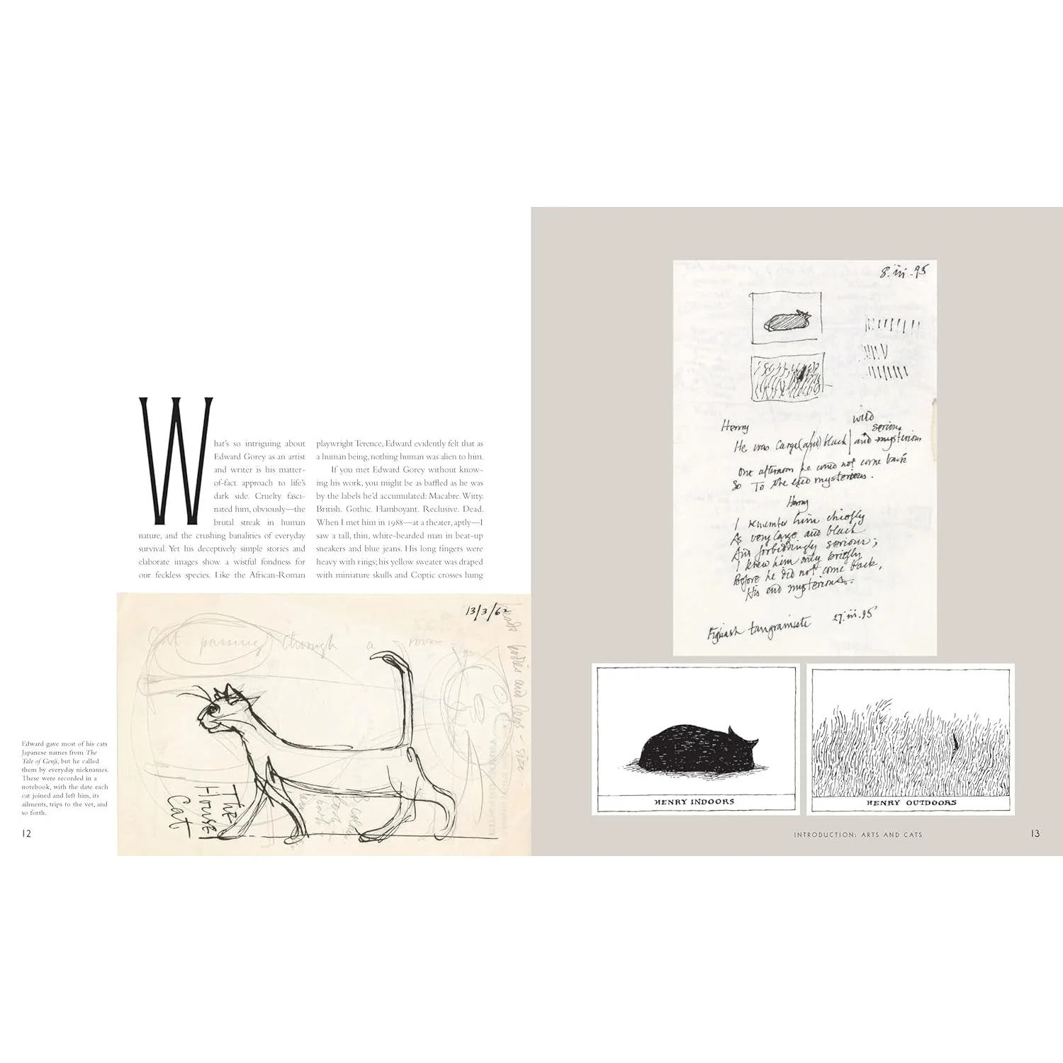 THE THEATRICAL ADVENTURES OF EDWARD GOREY: RARE DRAWINGS, SCRIPTS, AND STORIES BY CAROL VERBURG - Image 3